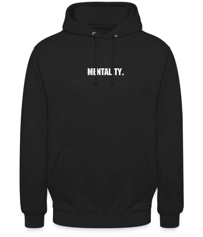 Pull à capuche MENTALITY Noir.