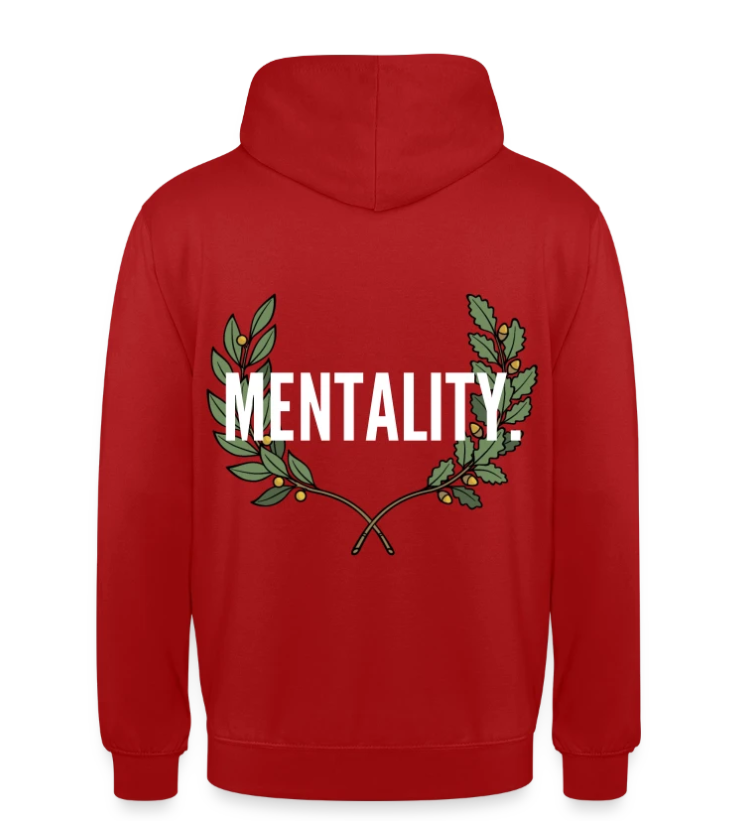 Pull à capuche MENTALITY Rouge