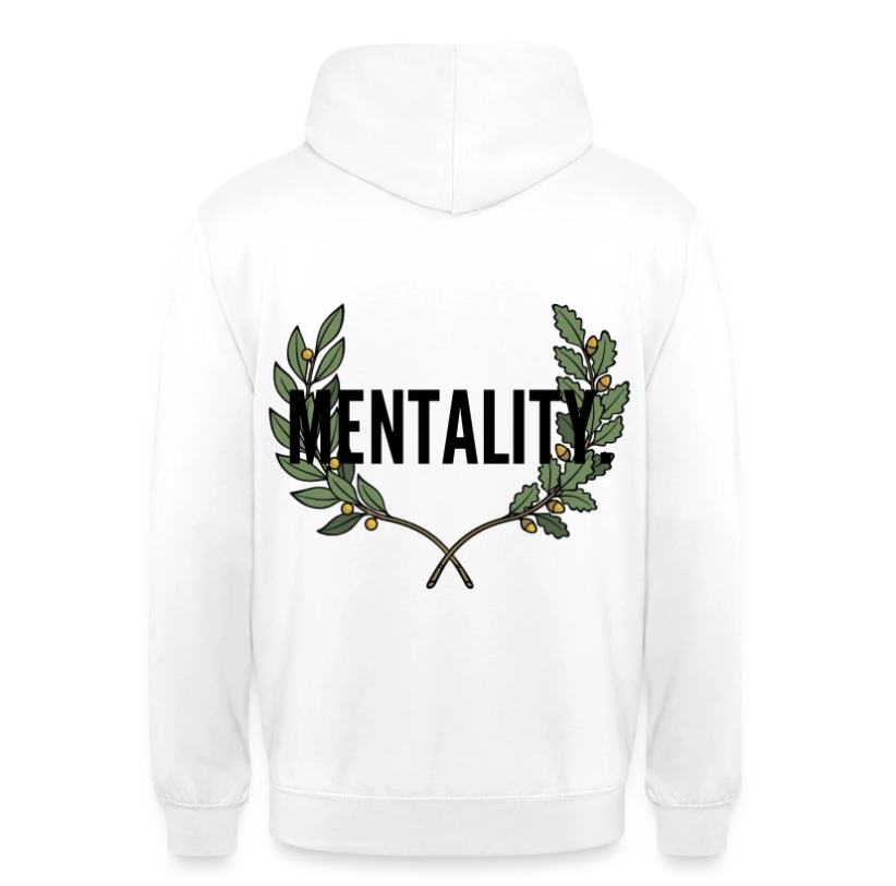 Pull à capuche MENTALITY Blanc