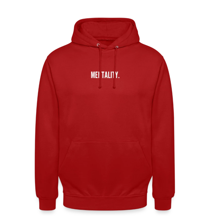 Pull à capuche MENTALITY Rouge