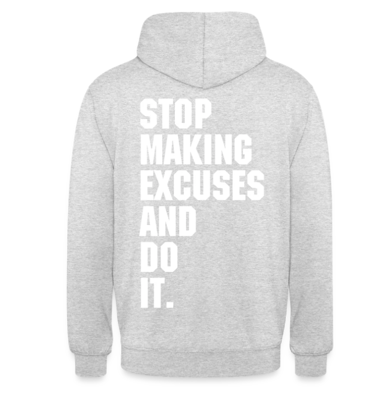 Pull à capuche MENTALITY Gris.